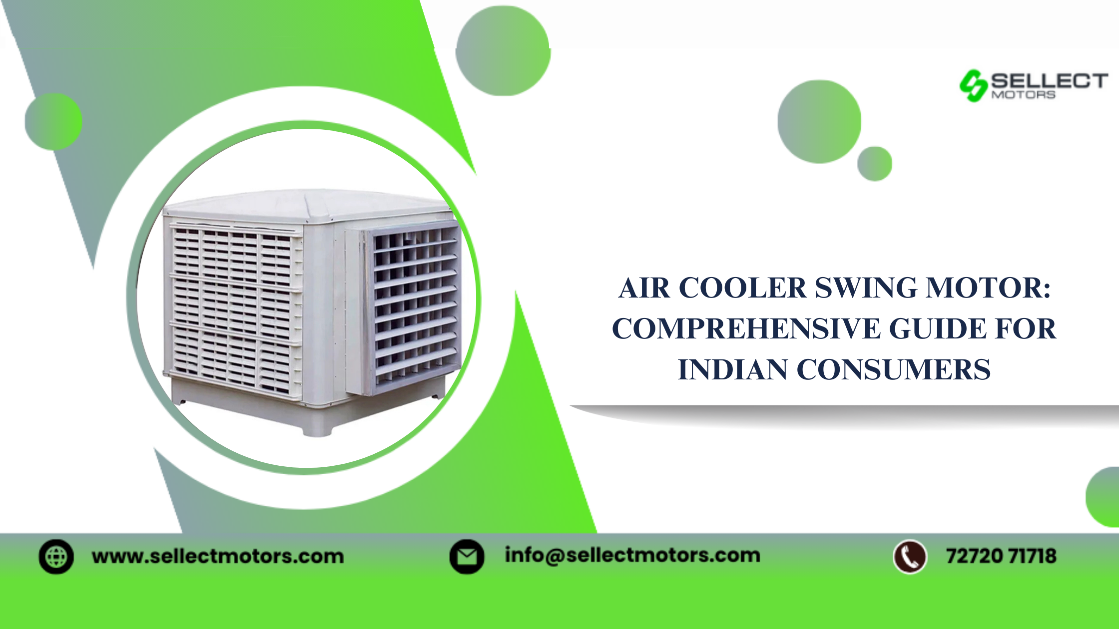 Air Cooler Swing Motor: Comprehensive Guide for Indian Consumers