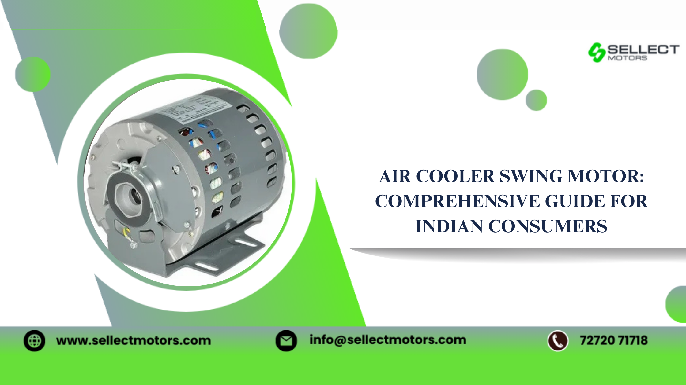 Air Cooler Swing Motor: Comprehensive Guide for Indian Consumers