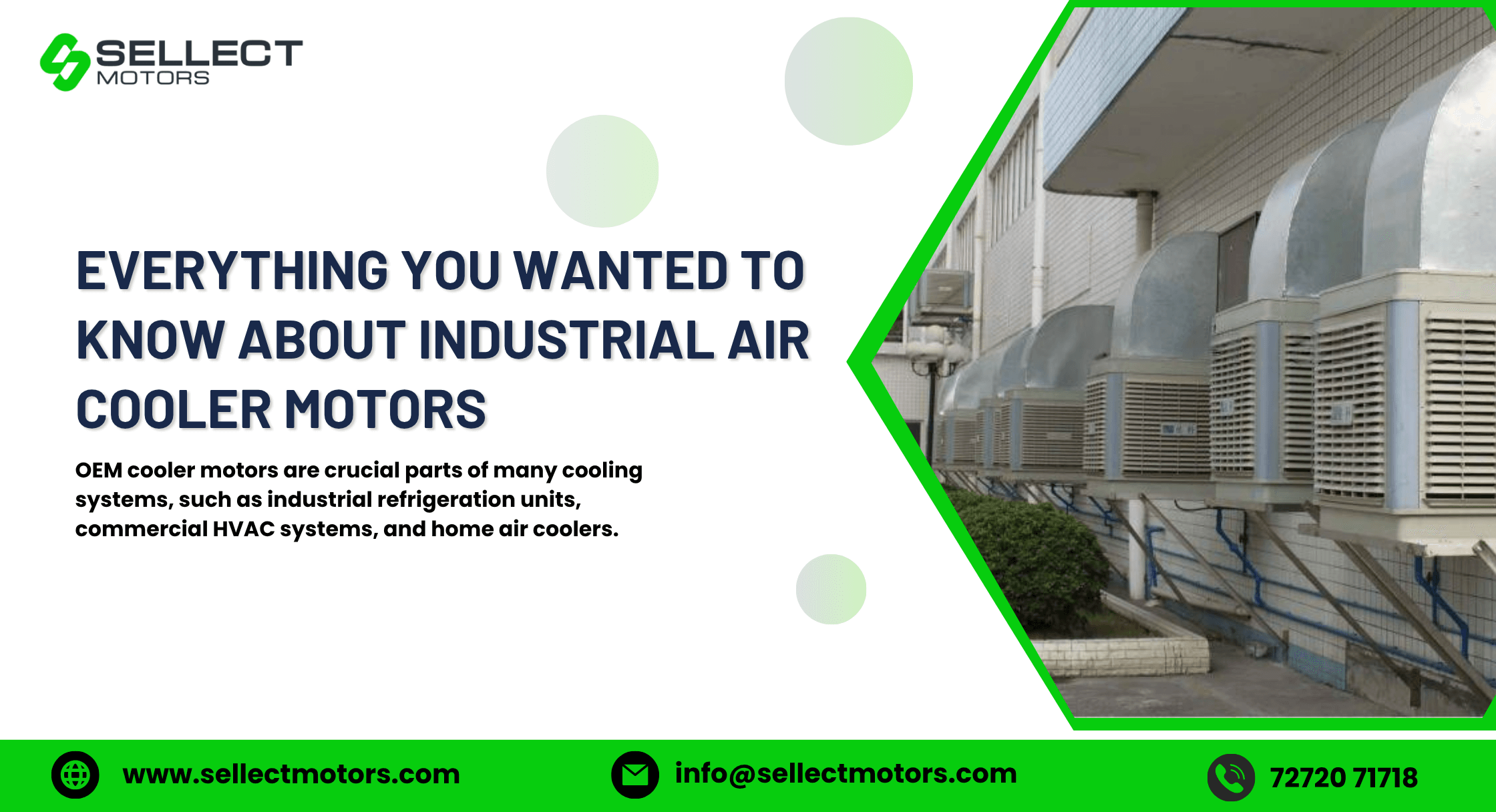 Industrial Cooler Motors